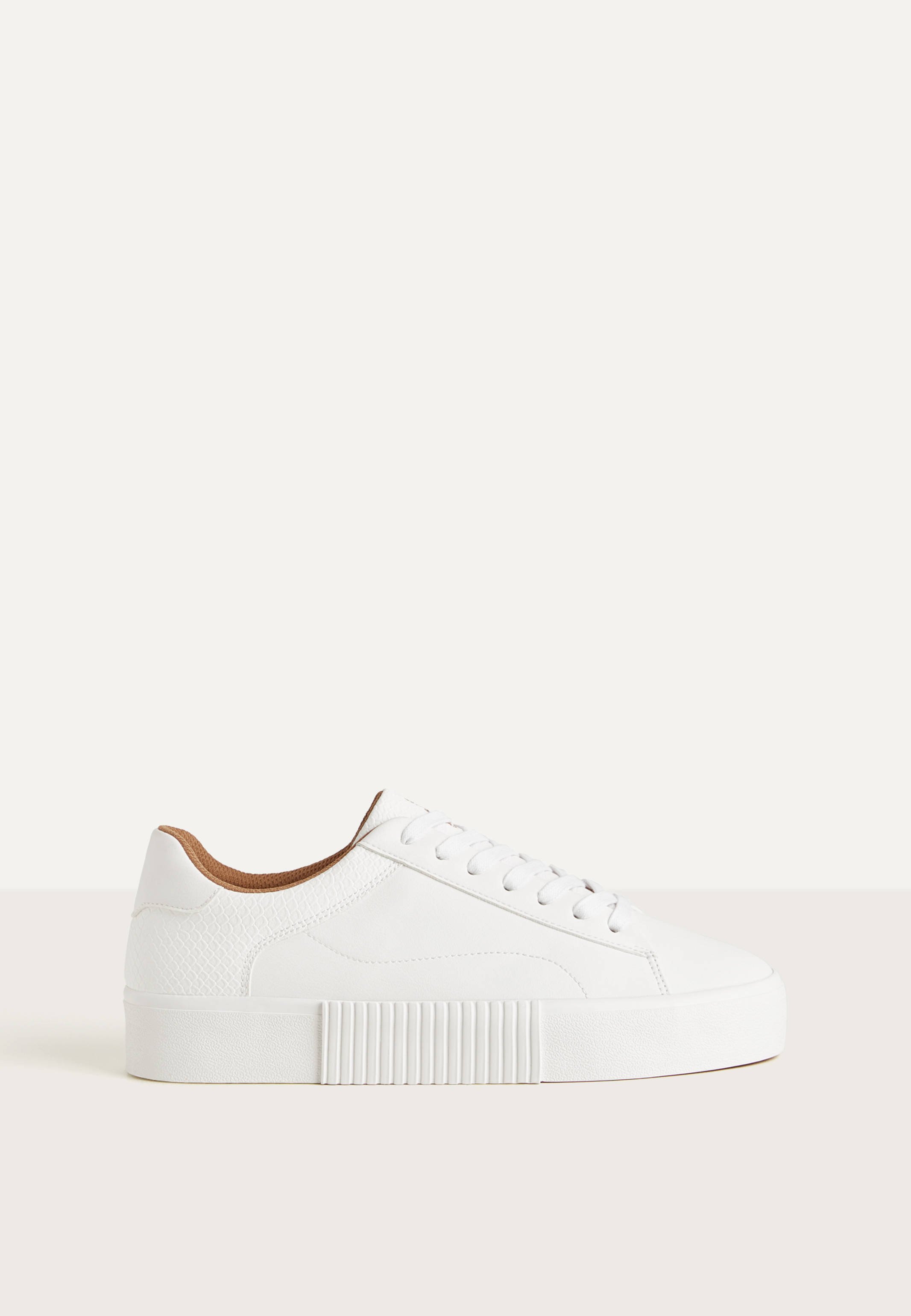 MIT TIERPRÄGUNG Sneakers white MIT TIERPRÄGUNG Sneakers white