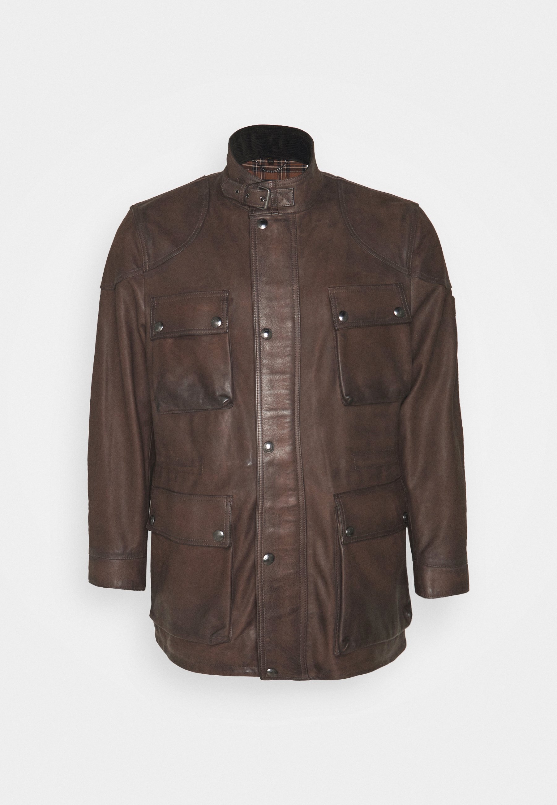 Belstaff FIELDMASTER - Chaqueta de cuero - taupe/marrón - Zalando.es