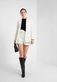 pure cashmere MOCKNECK - Camisola - black