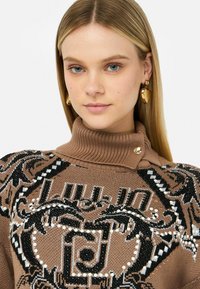LIU JO JACQUARD  - Džemperkleita - brown