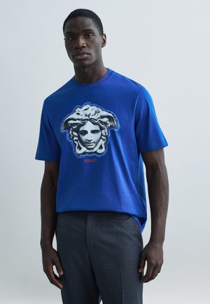 GRECA MEDUSA PRINT - Tričko s potlačou - bright midnight blue