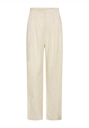 AVELIN - Pantaloni - light ecru melange