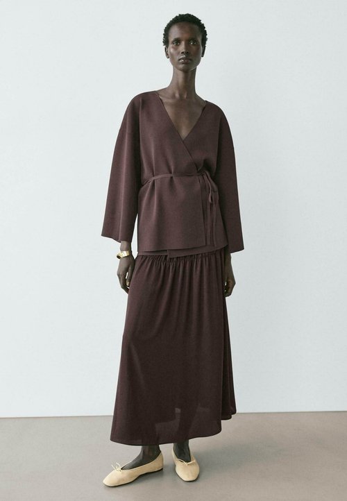Weekday MINI LONG SLEEVE DRESS - Day dress - black - Zalando.co.uk