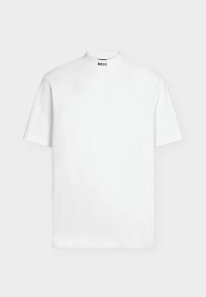 BOSS, TEE COLLAR - Βασικό μπλουζάκι - white