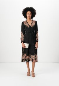 TWINSET DRESS - Kasdienė suknelė - nero/ruggine