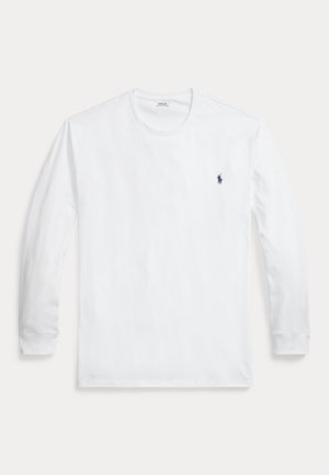 Polo Ralph Lauren Big & Tall, CLASSIC FIT JERSEY LONG SLEEVE T-SHIRT - Pitkähihainen paita - white