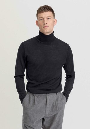 hessnatur Strickpullover - schwarz