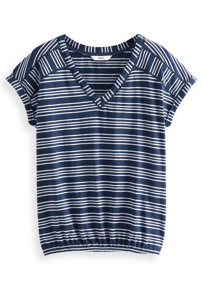 Next T-shirt print blauw