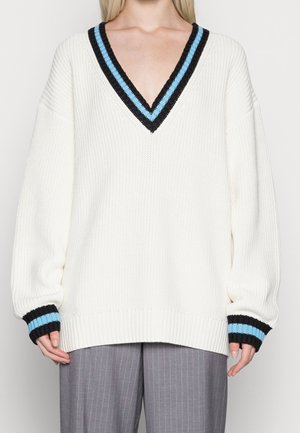 Strickpullover - white