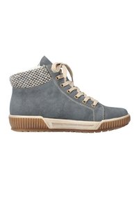 Rieker Bottines à lacets - jeans/schwarz-kiesel