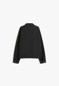 Bershka OVERSHIRT ZIP-UP - Lagana jakna - black