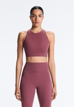 OYSHO LIGHT TOUCH CROSSOVER BACK - Sutien sport cu susținere medie - pink