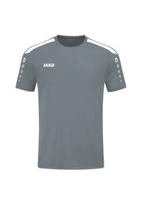 JAKO FUSSBALL - TEAMSPORT POWER  - T-shirt de sport - grauweissnull