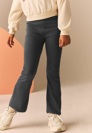 Next, RIB FLARE LEGGINGS.  - REGULAR FIT - Leggings - charcoal grey