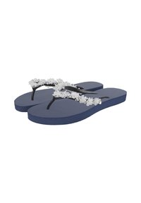 Uzurii PRECIOUS BLOOM  - T-bar sandals - navy blue