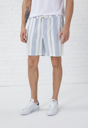 Pier One Shorts - offwhite/blue