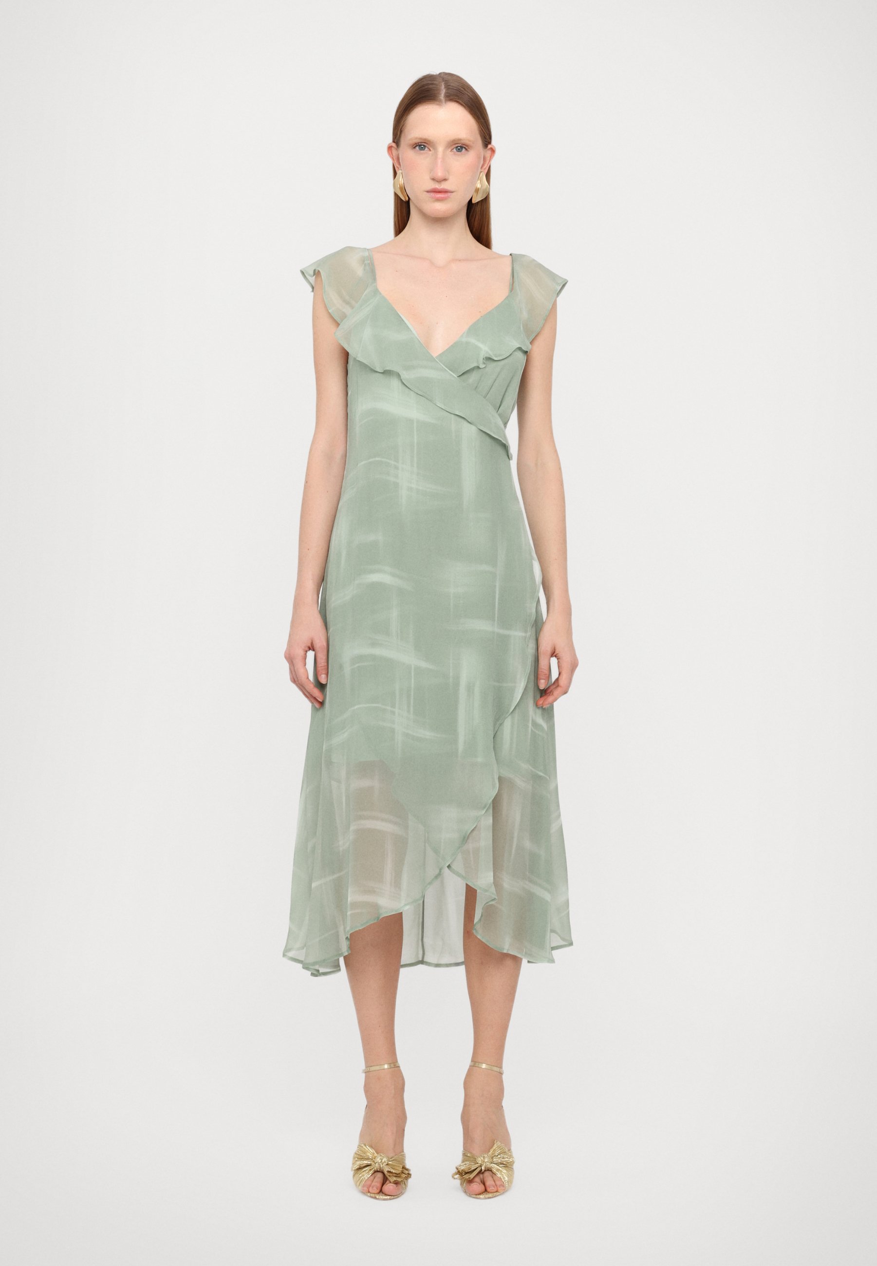 Armani Exchange DRESS - Day dress - sage/light green - Zalando Armani Exchange DRESS - Day dress - sage/light green - Zalando
