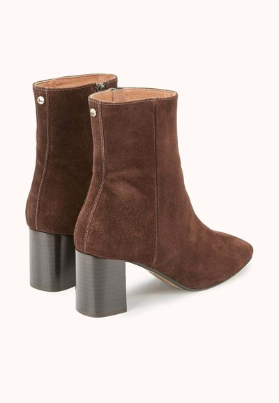 Bottines Cosmoparis Pointure 40 En Cuir Noir - Occasion En Très Bon état, Talons Hauts