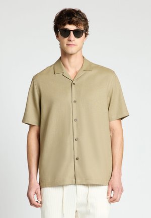 Calliope, CAMICIA TINTA UNITA - Camicia - tabacco