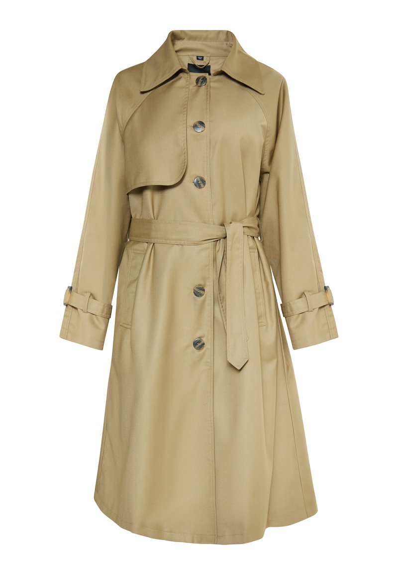 dreimaster Trenchcoat beige mêleerd