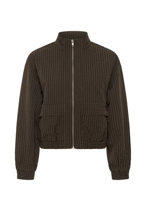 Kaffe, KAMIRANA BOMBER JACKET - Blouson Bomber - coffee bean mini check