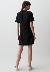 Jimmy Key SHORT SLEEVE MINI  - Abito a camicia - black
