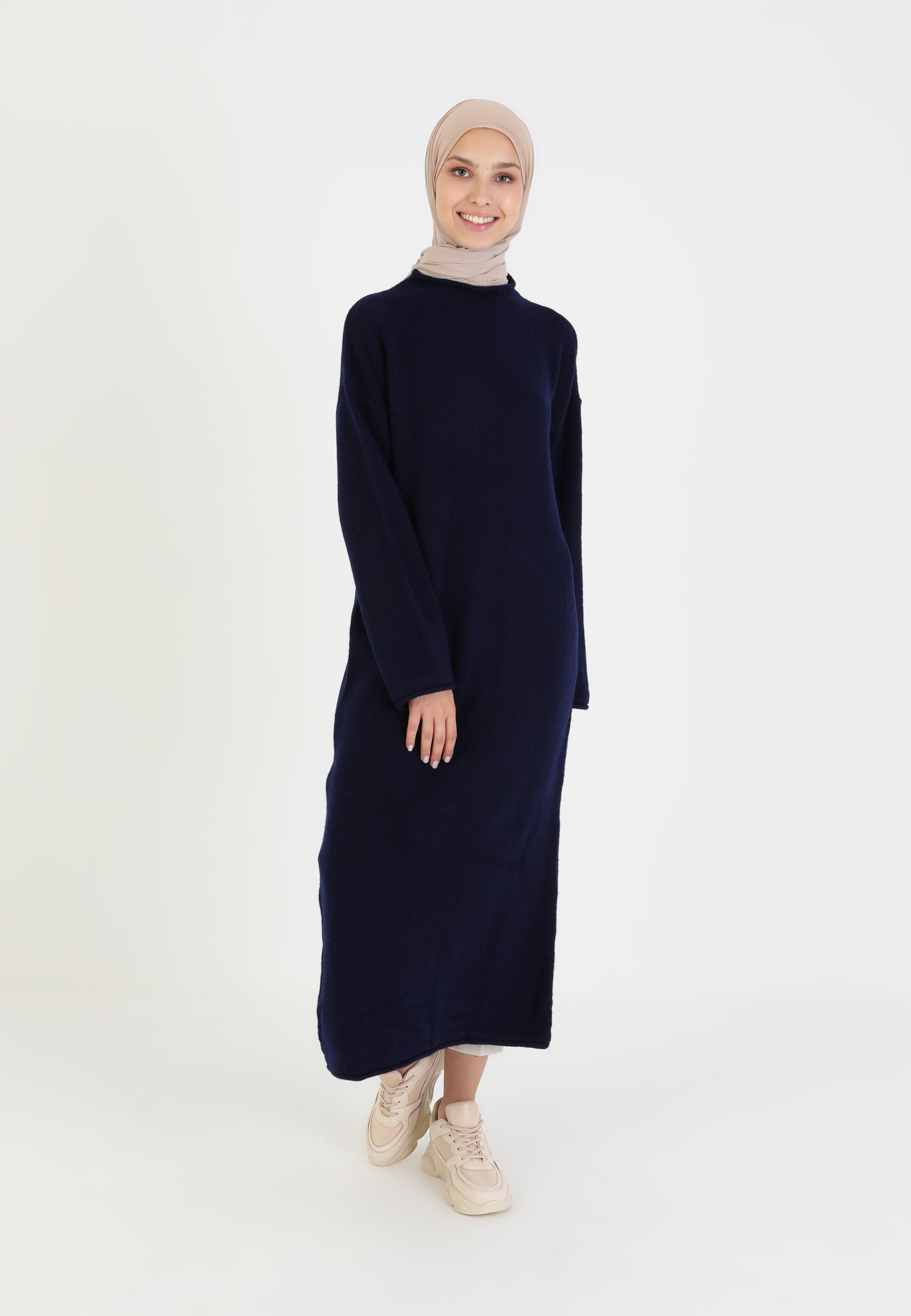 Modanisa Jumper dress - navy blue/dark 
