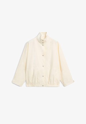 Massimo Dutti, BOMBER JACKET WITH SNAP BUTTONS - Lichte jas - beige