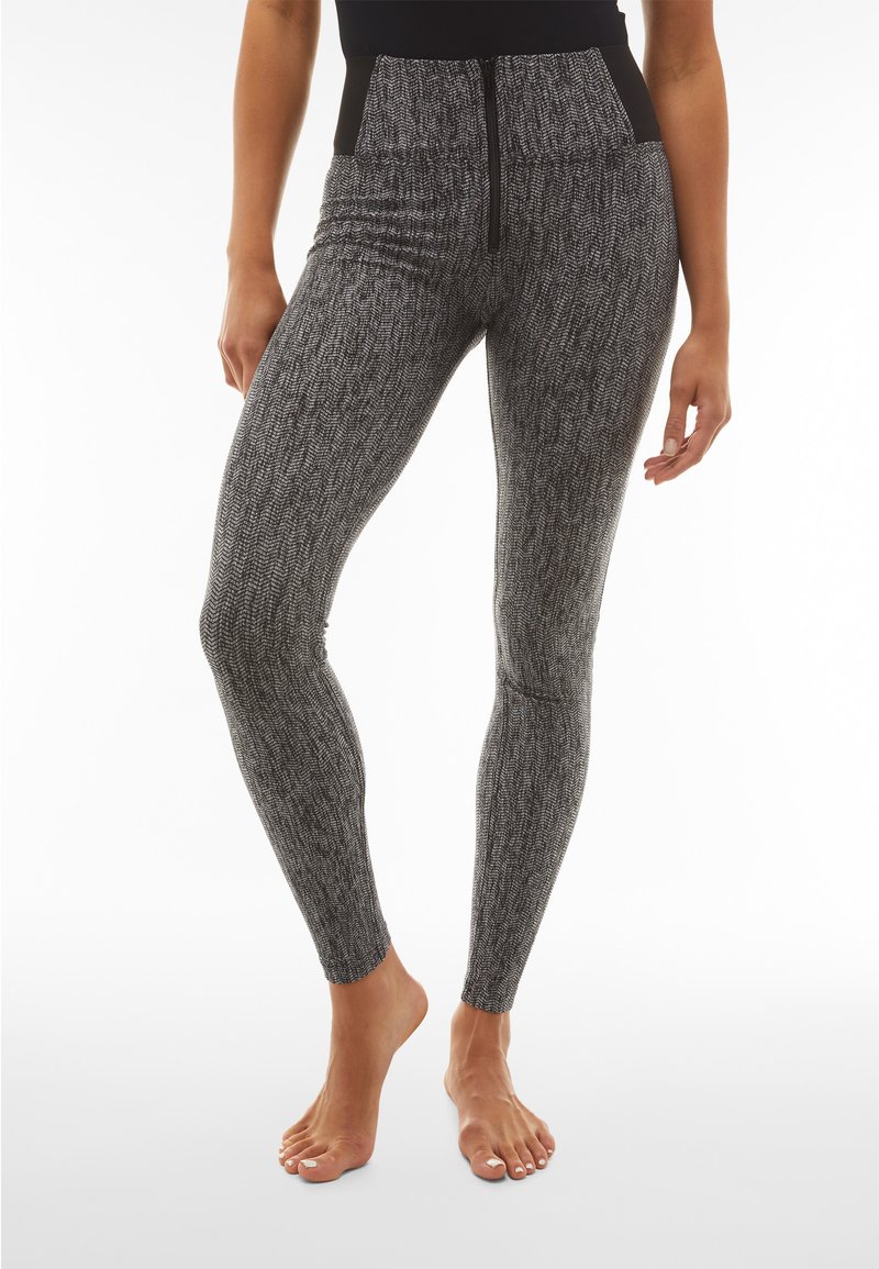 Freddy WR.UP - Legging (type pantalon) - herringbone salt-pepper