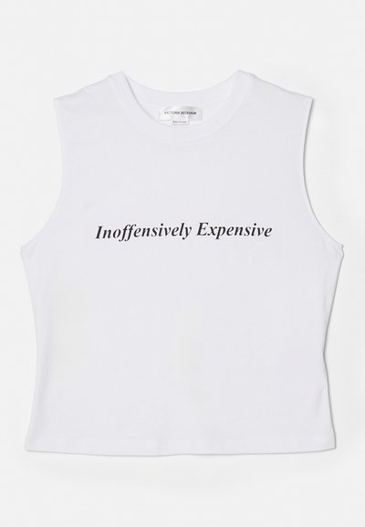 Victoria Beckham SLOGAN TANK - Top - white