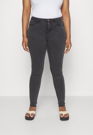 CARTHUNDER SKINNY  - Skinny džíny - dark grey denim