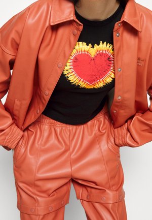 Giacca in similpelle - red