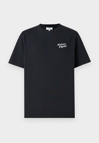 HANDWRITING COMFORT TEE - Pamata T-krekls - black/white