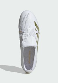 adidas Performance PREDATOR ELITE FT FG - Futbola apavi, cieta zeme - cloud white   gold metallic   cloud white