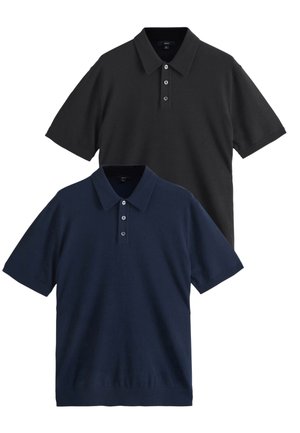 Poloshirt - navy blue black