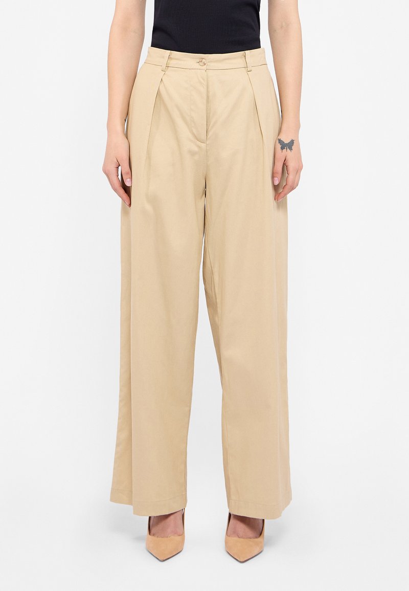 Faithfull the brand - UDINE PANT - Trousers - bleached sand, Enlarge
