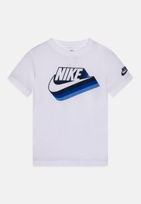 Nike Sportswear - GRADIENT FUTURA TEE - T-shirt print - white Miniatuurafbeelding 1