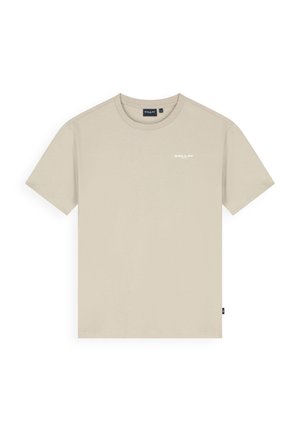 LOOSE FIT CREWNECK SS - T-shirt print - taupe