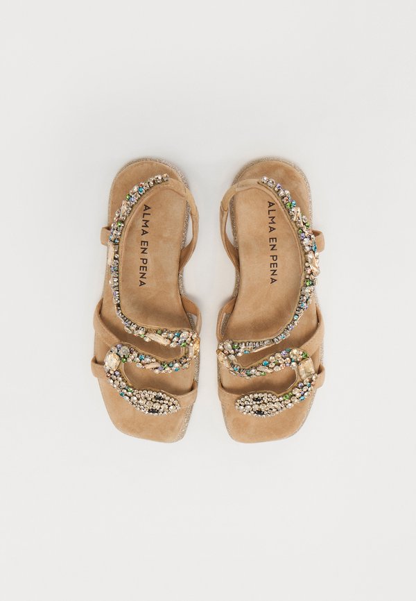 Sandals - marrón claro jaspeado4