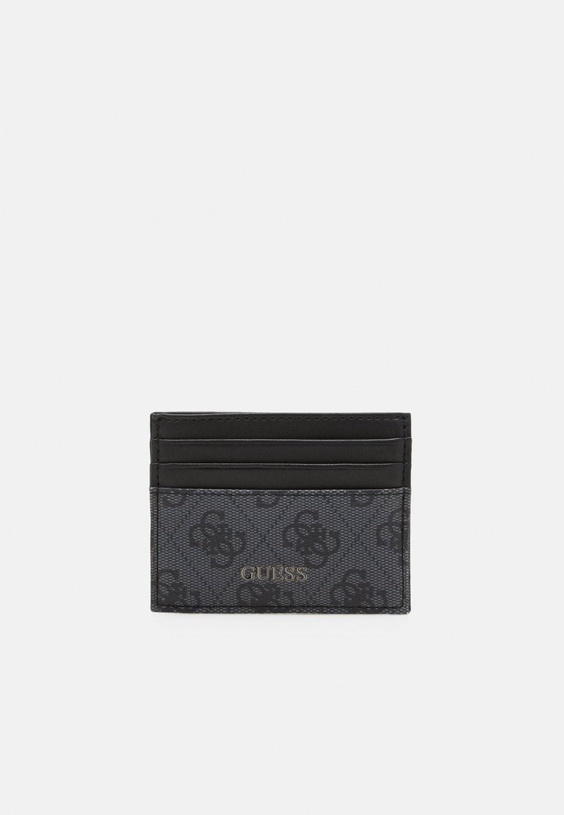 Guess VEZZOLA CARD CASE UNISEX Portefeuille black/noir ZALANDO.FR