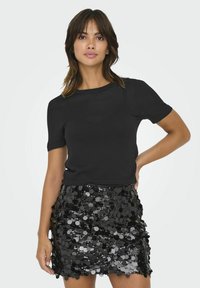 ONLY ONLEFFIE - Camiseta básica - black