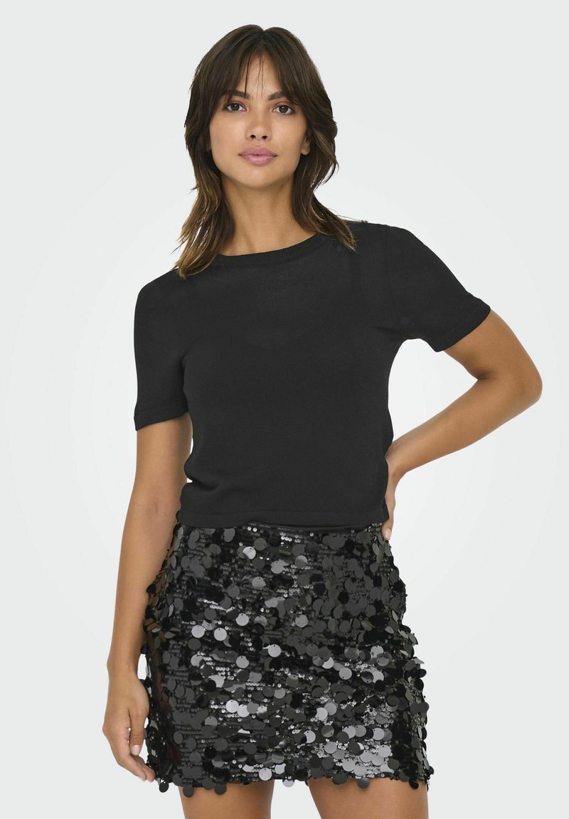 ONLY ONLEFFIE - Camiseta básica - black