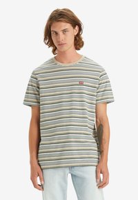 Levi's® ORIGINAL HOUSEMARK TEE - Tricou basic - rings stripe feather grey