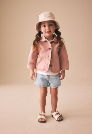 Next REGULAR FIT - BACK PRINT - Cowboyjakker - pink sun