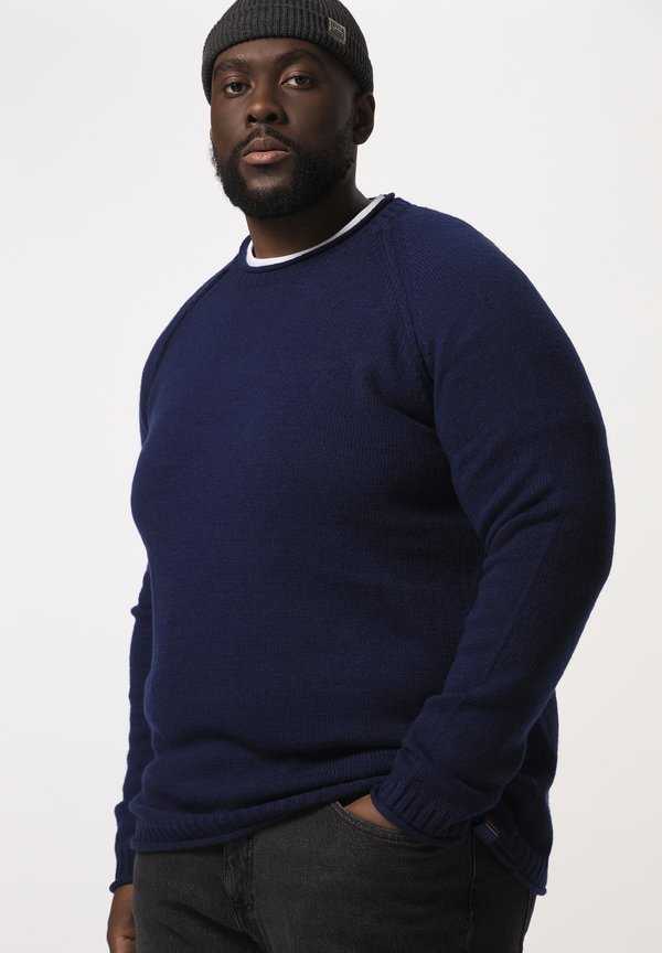 Strickpullover - koningsblauw