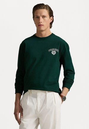 WIMBLEDON CLASSIC FIT LOGO T-SHIRT - Långärmad tröja - moss agate