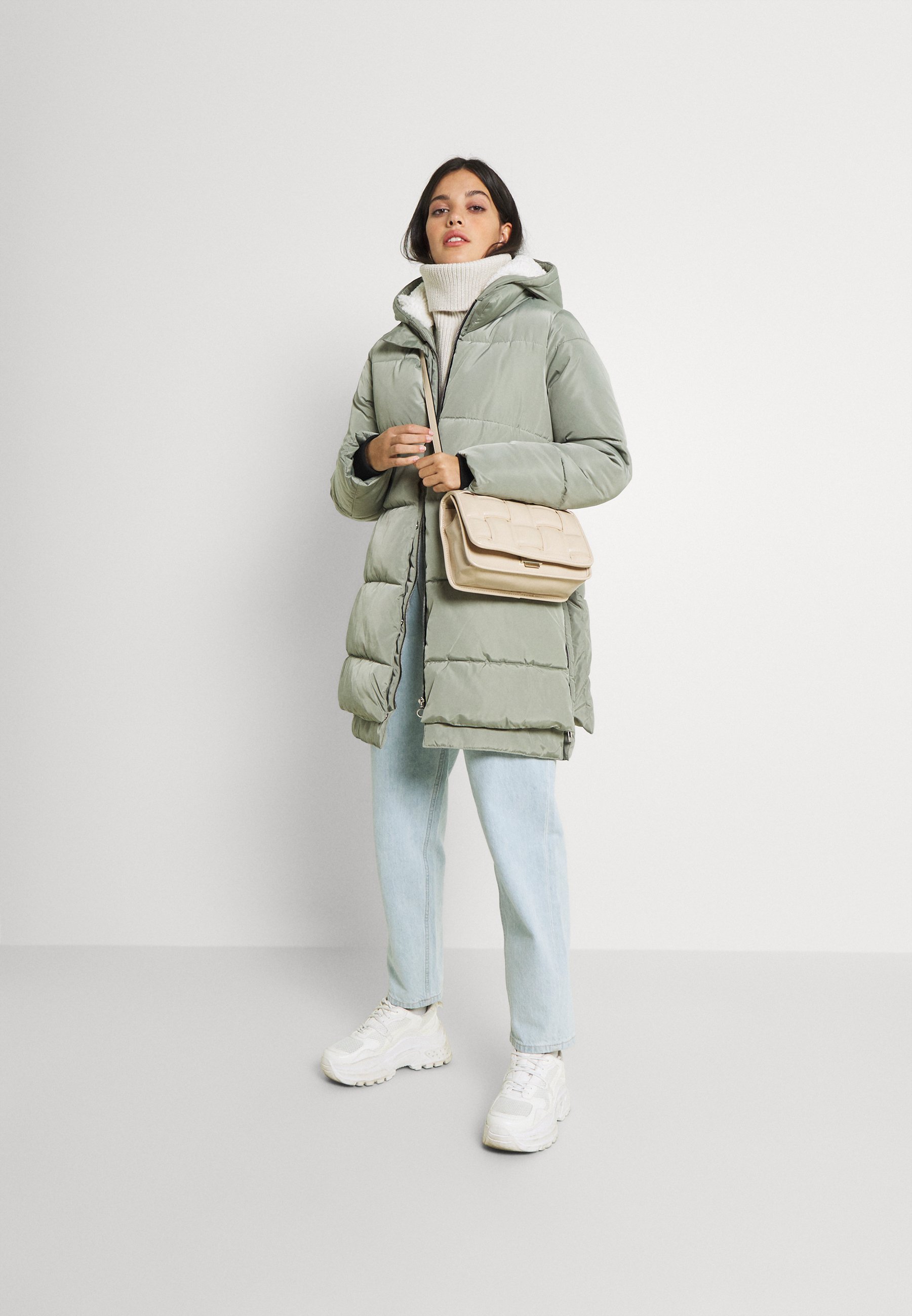 big long puffer coat