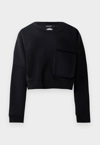 ONION CROP FIT CREW NECK - Sweatshirt - black