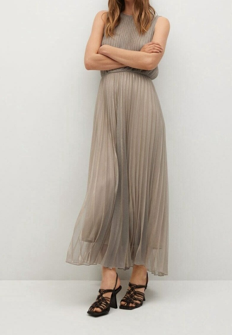 Mango Robe de soirée beige (Seconde main)