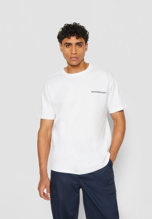 MÄNNER HEAVY OVERSIZED  - Lihtne T-särk - white